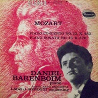Westminster : Barenboim -  Mozart Concerto No. 22, Sonata No. 16
